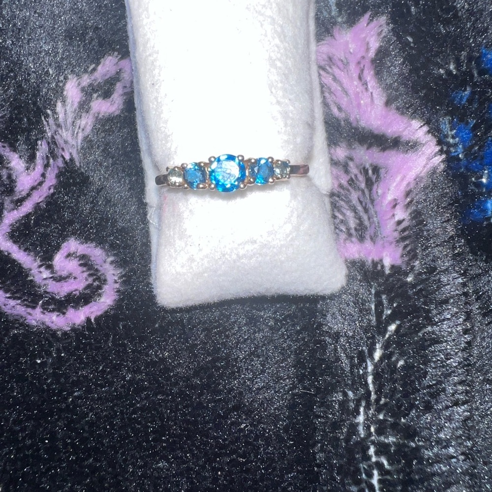 London blue topaz ring